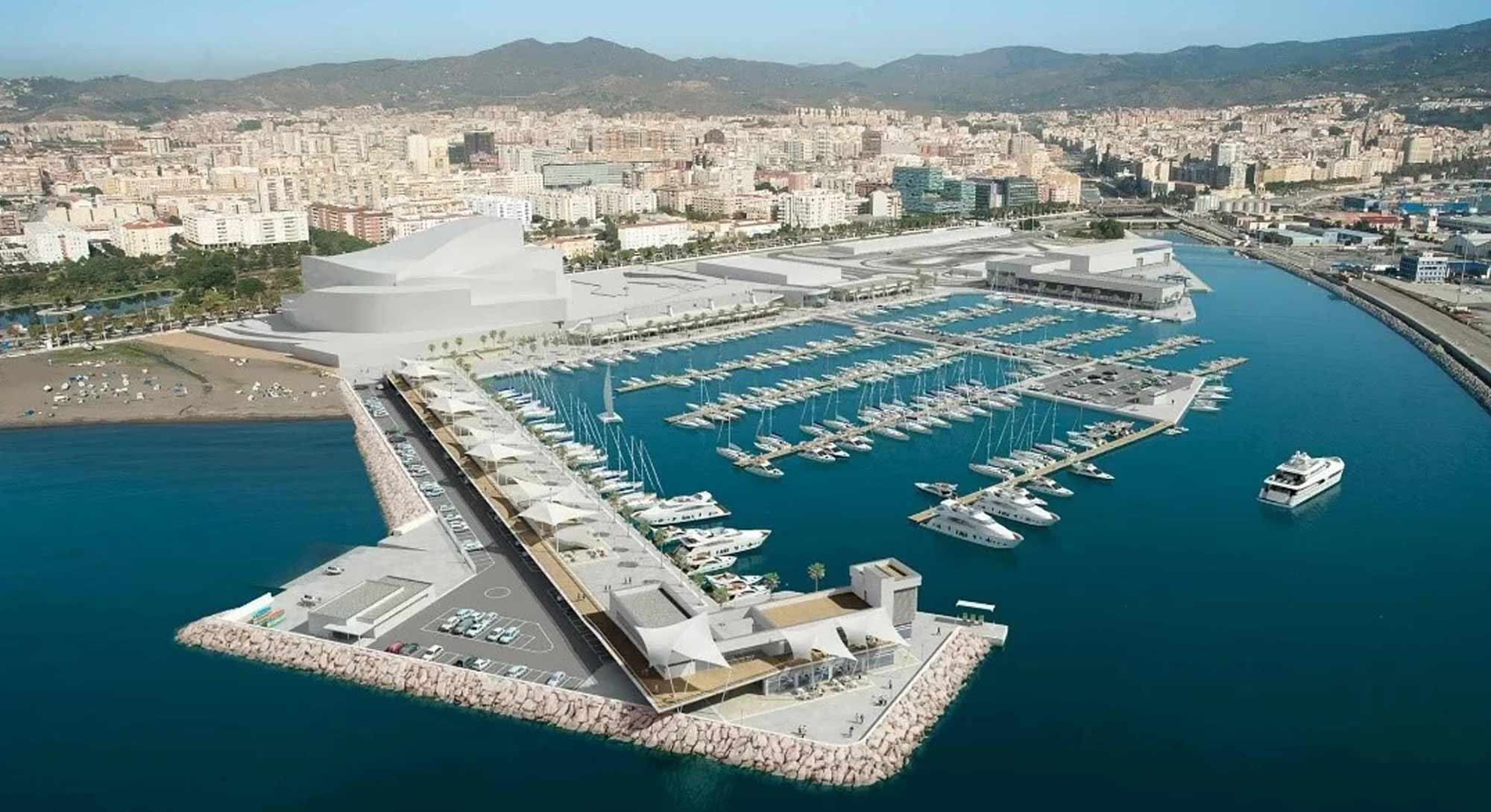 Paso definitivo para la construcción de la marina deportiva de San Andrés en Málaga