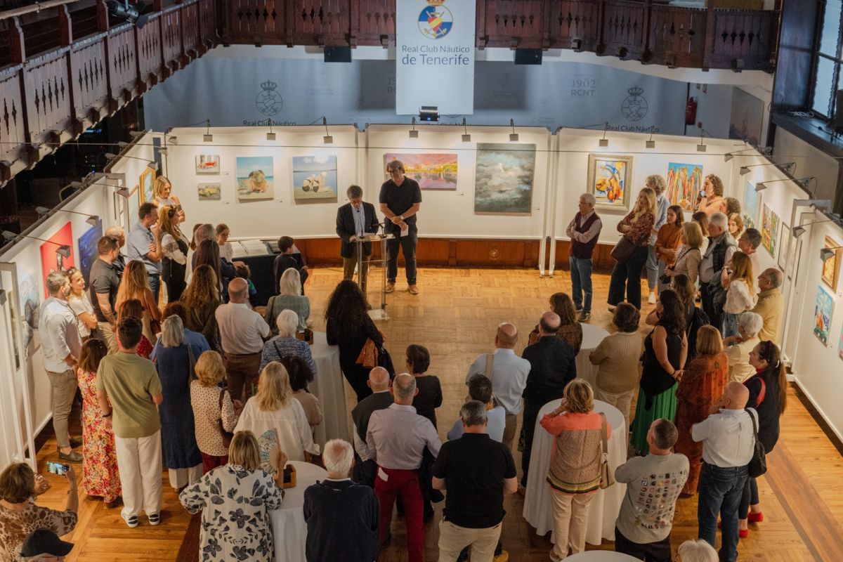 El Real Club Náutico de Tenerife acoge su primera Exposición Colectiva de Pintura Amateur