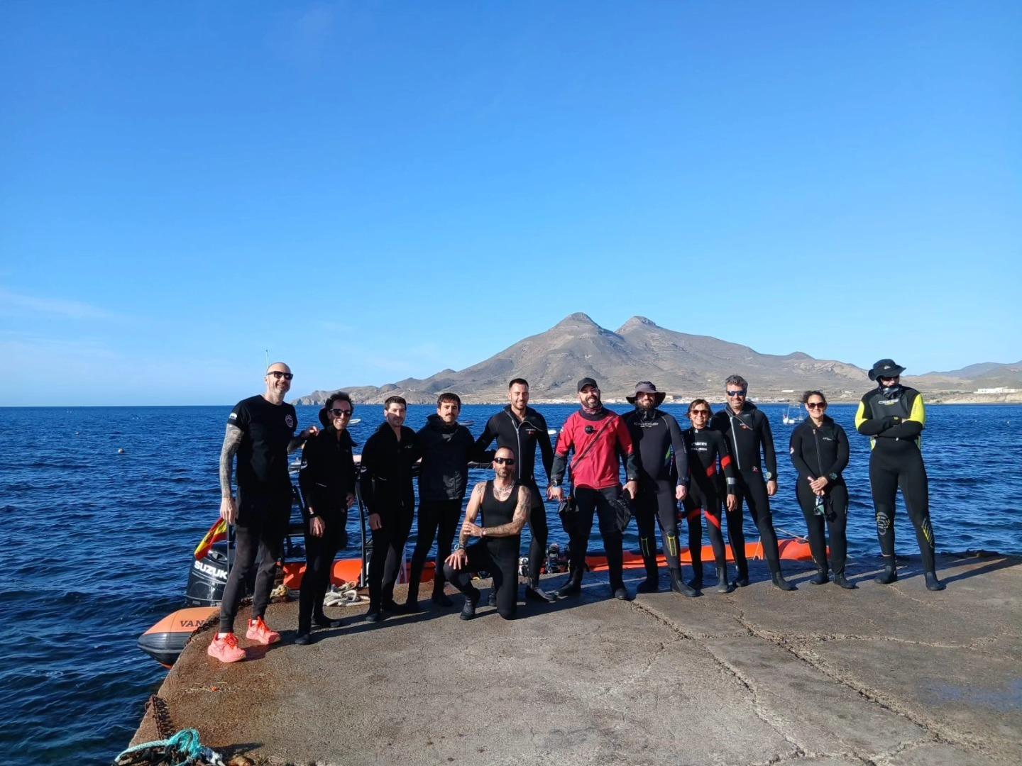 El Club Náutico San José, punto clave en las jornadas de limpieza del Parque Natural Cabo de Gata-Níjar