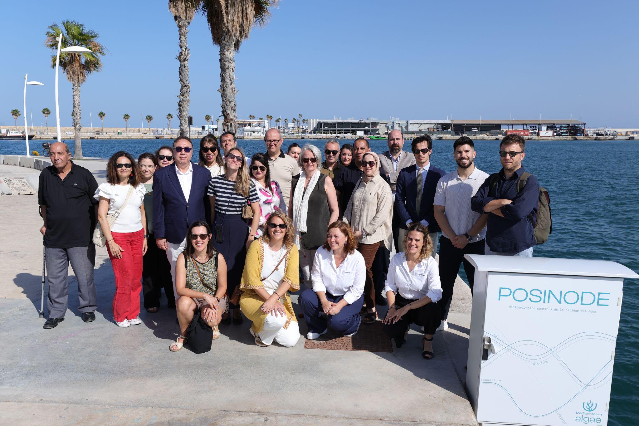El puerto de Alicante estrena tecnología POSINODE para monitorizar la calidad del agua en tiempo real